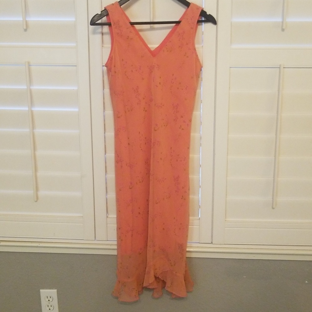 Coral dress